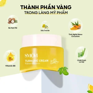 Kem Nghệ SMOM Nano Curcumin  Turmeric Cream 50g